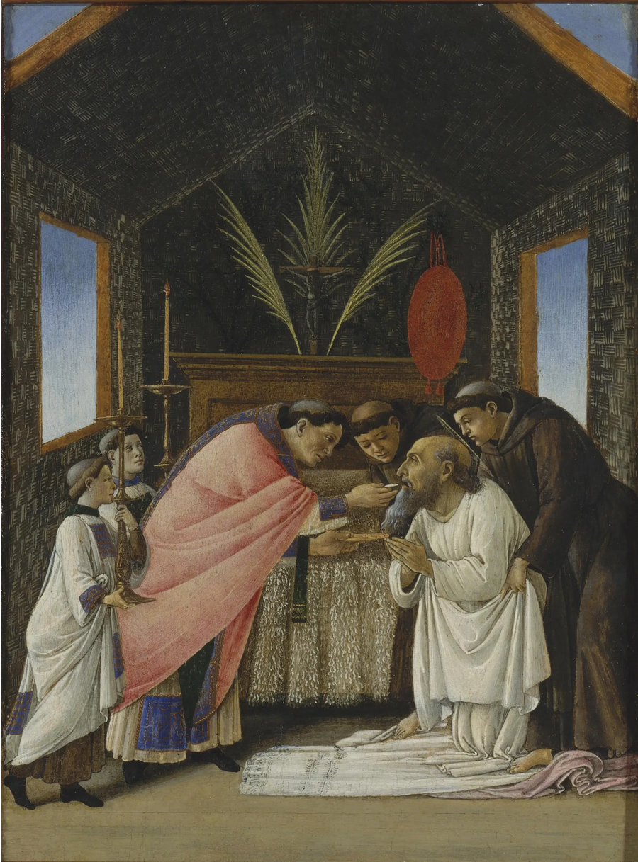 La Última Comunión de san Jerónimo - Sandro Botticelli