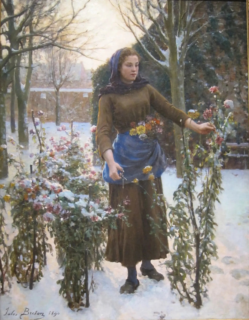 Últimas flores - Jules Breton
