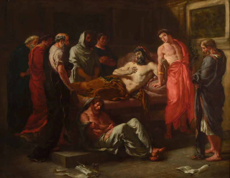 Últimas Palabras del emperador Marco Aurelio - Eugène Delacroix