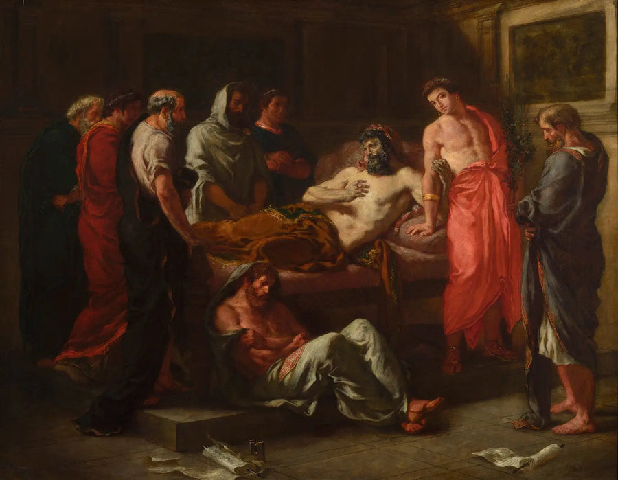 Últimas Palabras del emperador Marco Aurelio - Eugène Delacroix