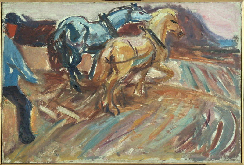 Detrás del arado - Edvard Munch