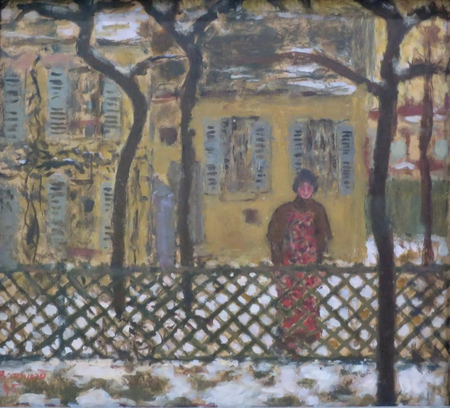 Detrás de la cerca - Pierre Bonnard