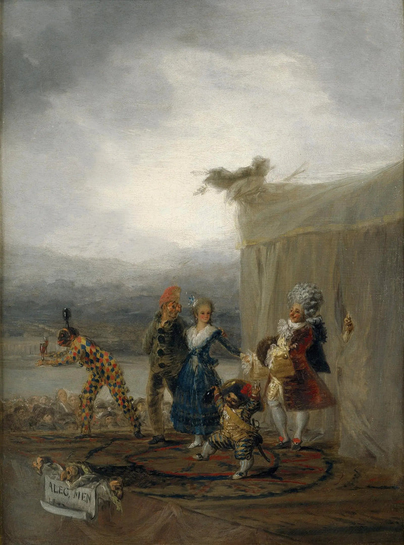 Actores cómicos ambulantes - Francisco de Goya