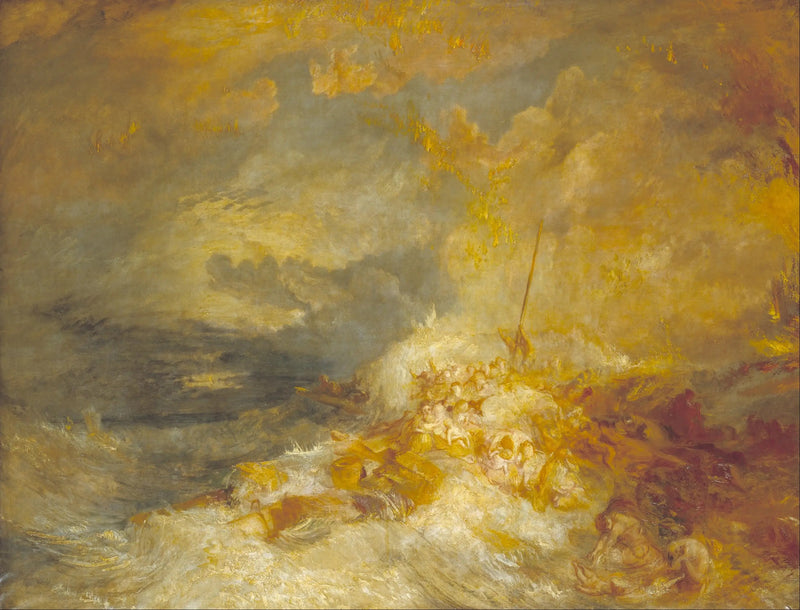 Desastre en el mar - J. M. W. Turner