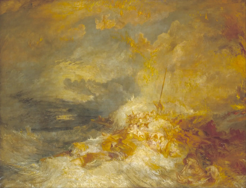 Desastre en el mar - J. M. W. Turner