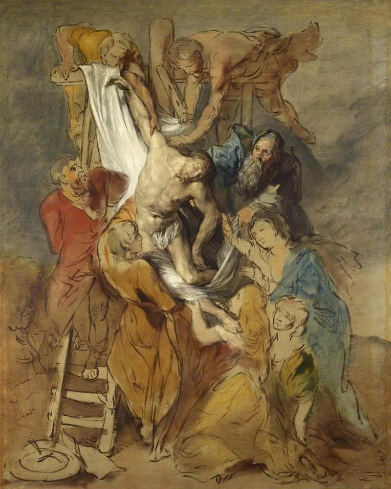 Descenso de la Cruz (según Pierre Paul Rubens) - Thomas Gainsborough