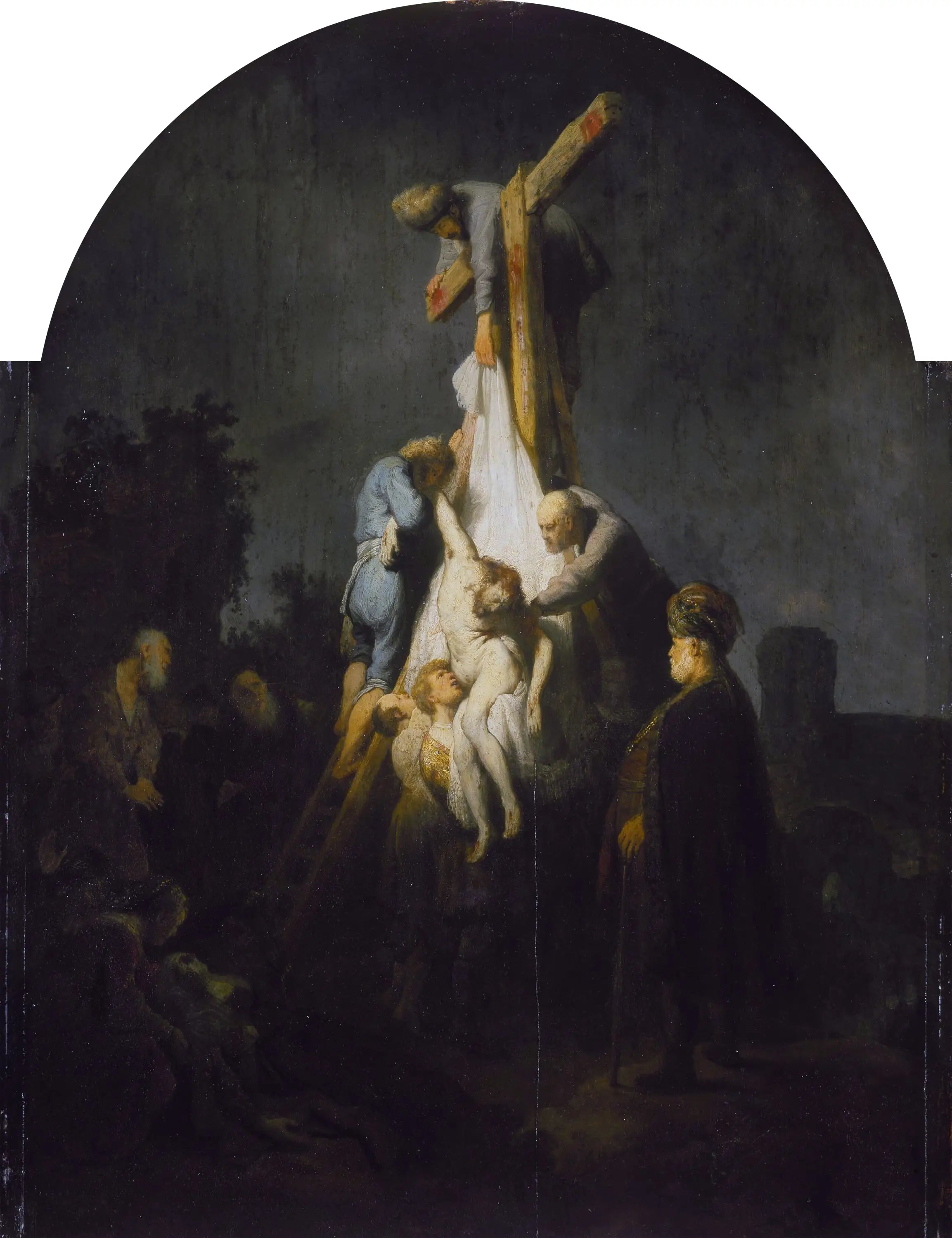 Descente de croix - Rembrandt image 1 copie peinte à la main à l’huile