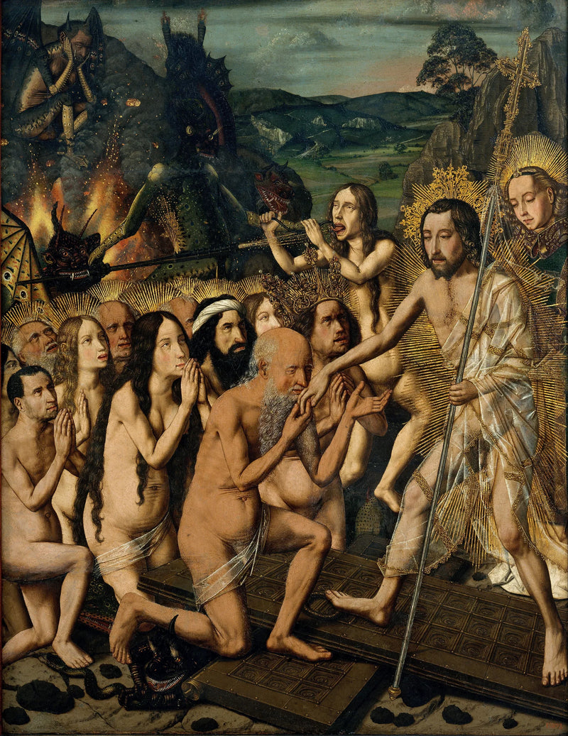 Descenso de Cristo a los limbos - Bartolomé Bermejo