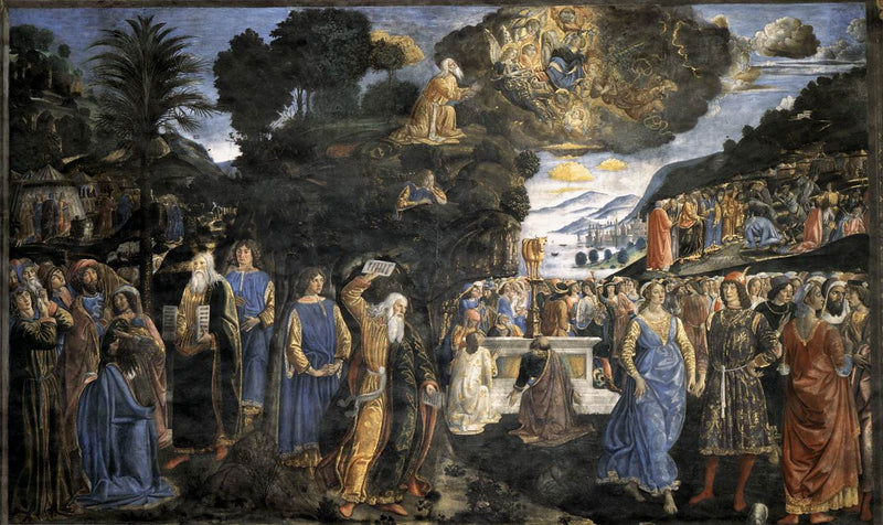 Descenso del monte Sinaí - Cosimo Rosselli