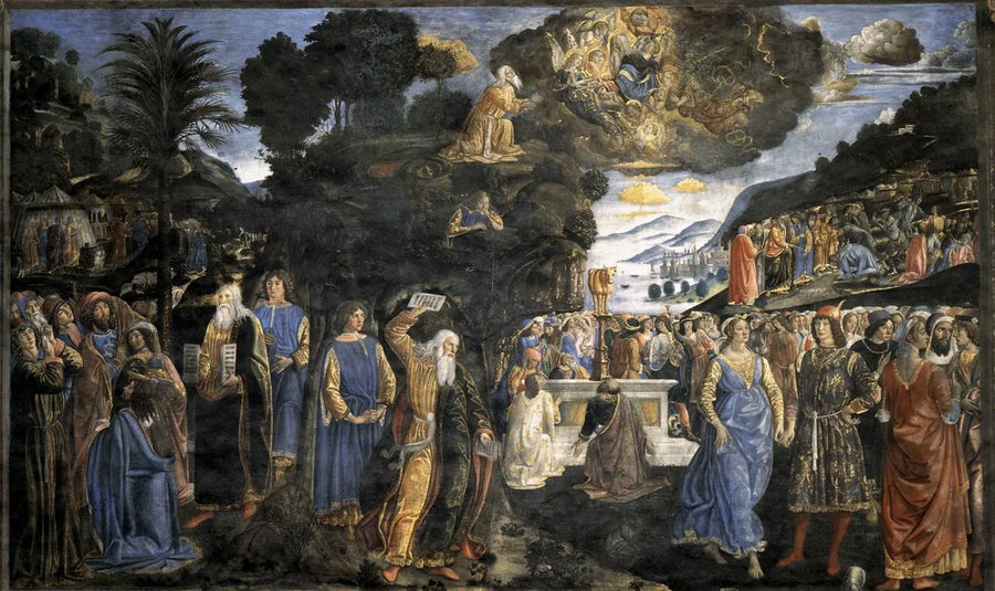 Descenso del monte Sinaí - Cosimo Rosselli