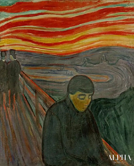 Désespoir de Edvard Munch - Reproductions de tableaux et peintures haut de gamme