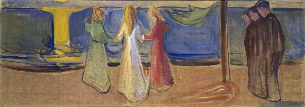 Reproduction du tableau « Désir (Frise Reinhardt) - Edvard Munch » par Alpha Reproduction en peinture à l’huile