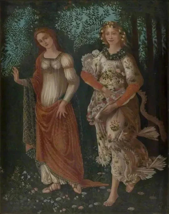 Detalle de la « Primavera » de Botticelli - Sandro Botticelli
