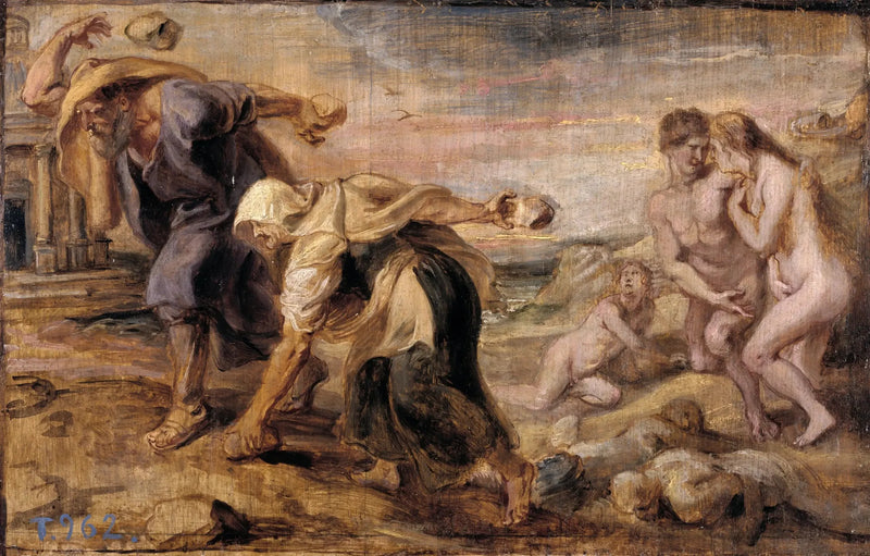Deucalión y Pirra - Peter Paul Rubens