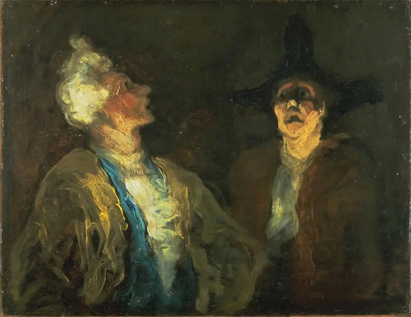 Dos Actores (Escena de comedia) - Honoré Daumier