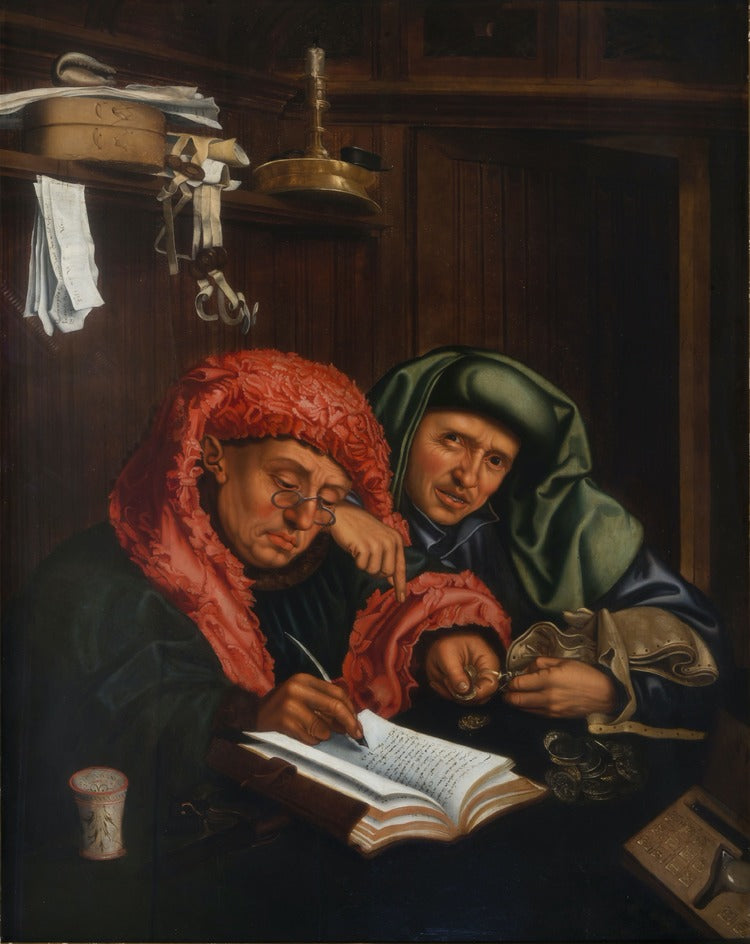 Dos agentes de aduanas - Marinus van Reymerswale