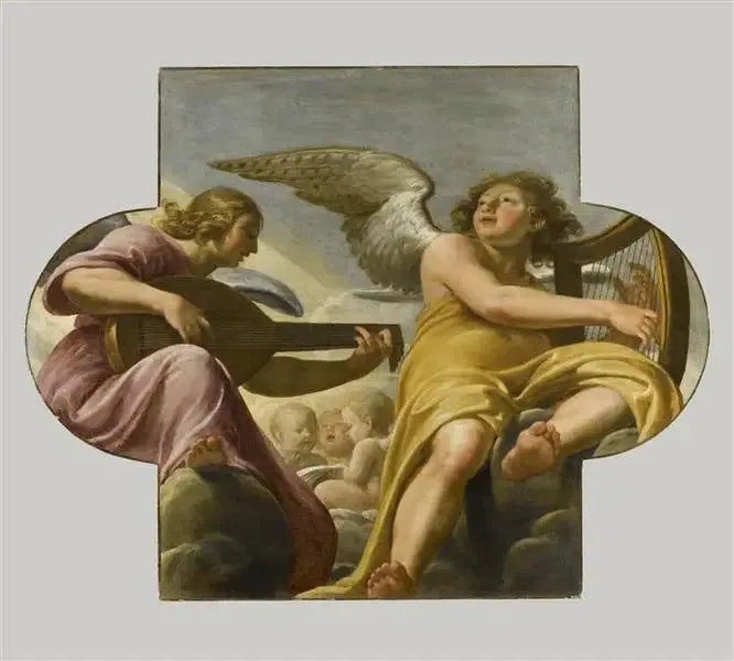 Dos Ángeles músicos - Philippe de Champaigne