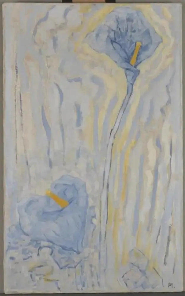 Dos lirios - Piet Mondrian