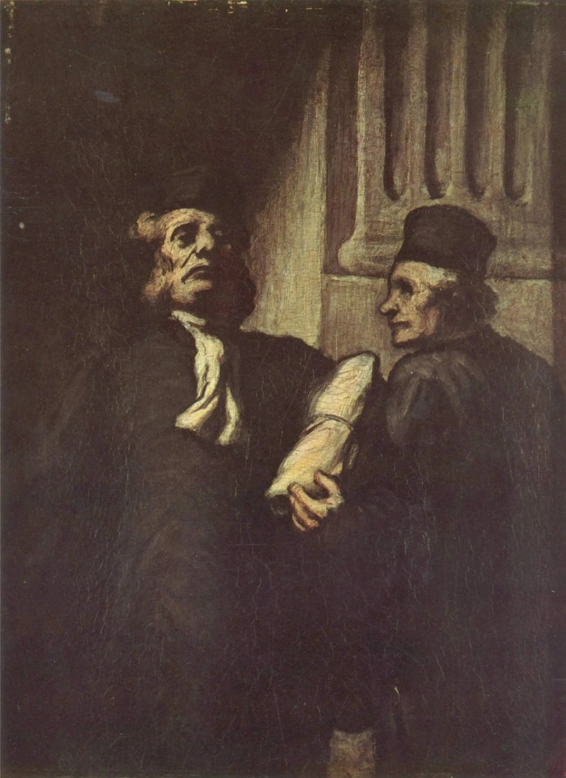 Dos abogados - Honoré Daumier