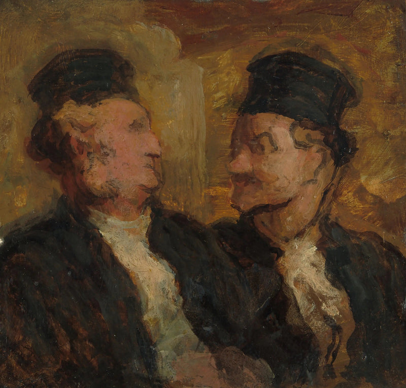 Dos abogados - Honoré Daumier