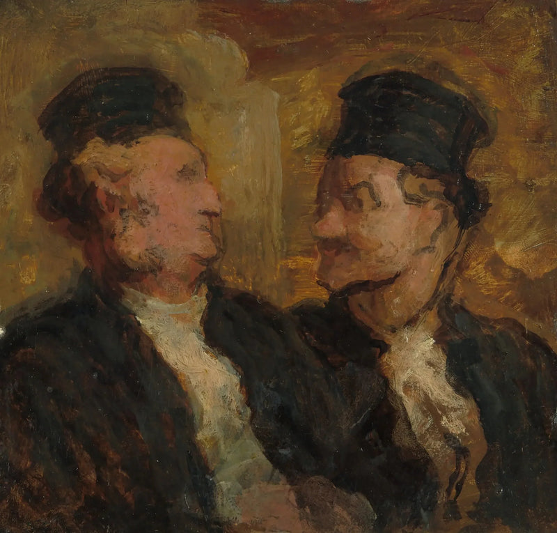 Dos abogados - Honoré Daumier