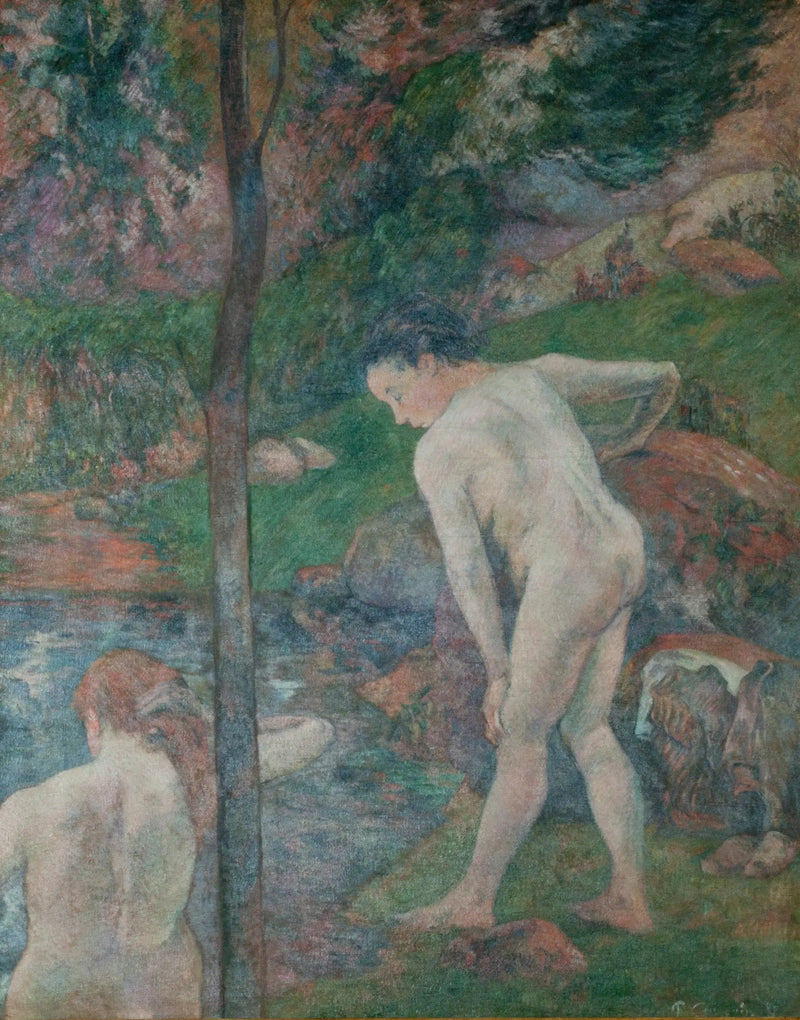 Dos bañistas - Paul Gauguin