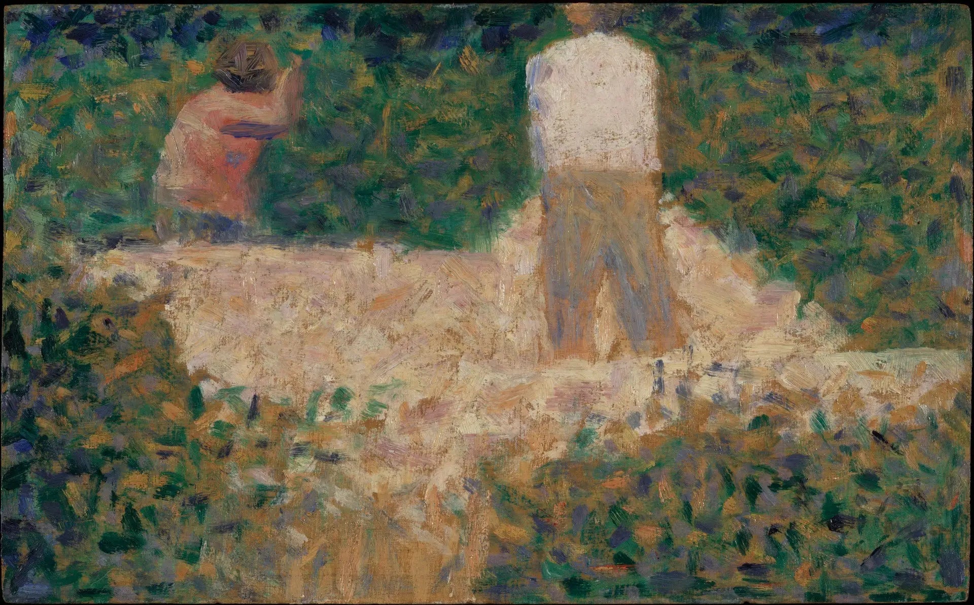 Deux brise-pierres - Georges Seurat image 1 reproduction d’œuvre d’art à l’huile