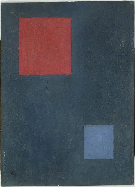 Dos cuadrados - Vassily Kandinsky