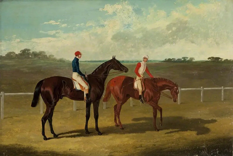 Dos caballos de carreras – « Carlos XII » y « Euclides » – con sus jinetes - John Frederick Herring, Sr.