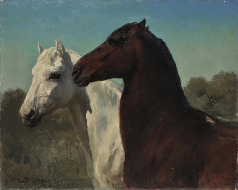 Dos caballos - Rosa Bonheur