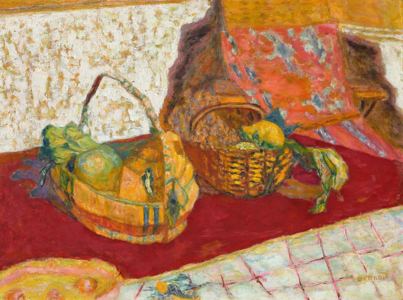 Dos cestas de frutas - Pierre Bonnard