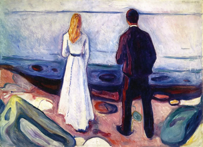 Dos Seres Humanos. Los Solitarios - Edvard Munch