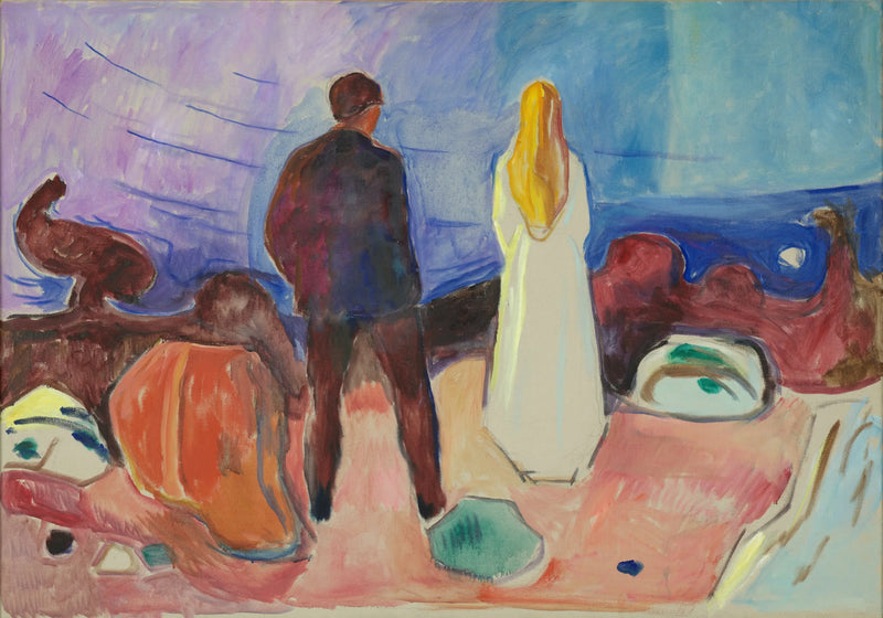 Dos Seres Humanos. Los Solitarios - Edvard Munch