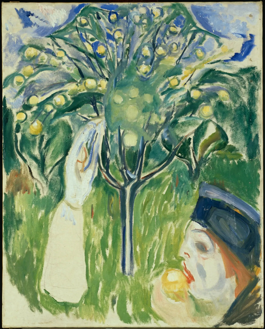Dos mujeres en el jardín - Edvard Munch