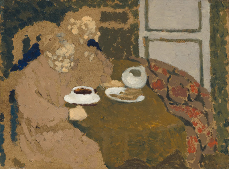 Dos mujeres bebiendo café - Édouard Vuillard