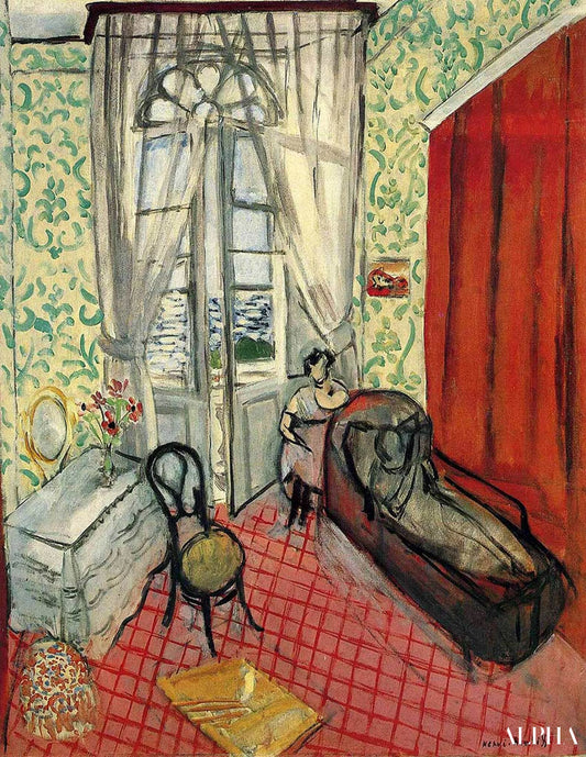 Deux femmes dans un intérieur - Matisse - Reproductions de tableaux et peintures haut de gamme