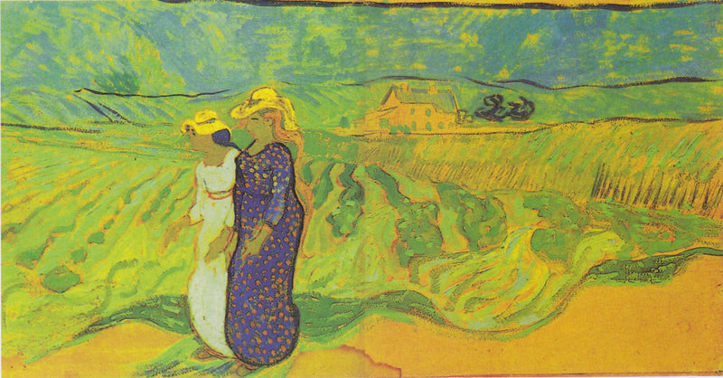 Dos Mujeres a través de campos - Vincent van Gogh