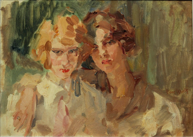 Dos niñas - Isaac Israel