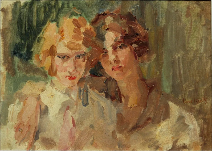 Dos niñas - Isaac Israel