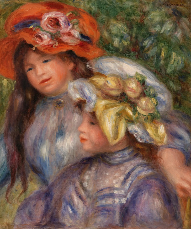 Dos chicas - Pierre-Auguste Renoir