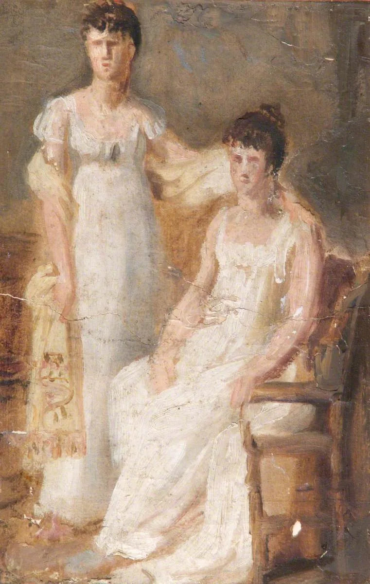 Dos chicas - Théodore Chassériau