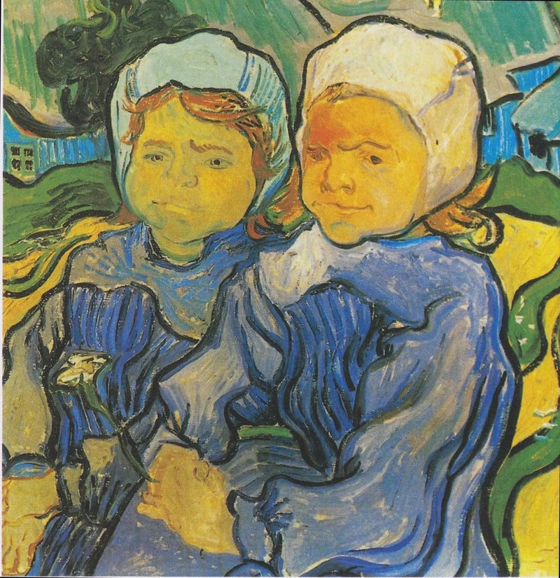 Dos niñitas - Vincent van Gogh