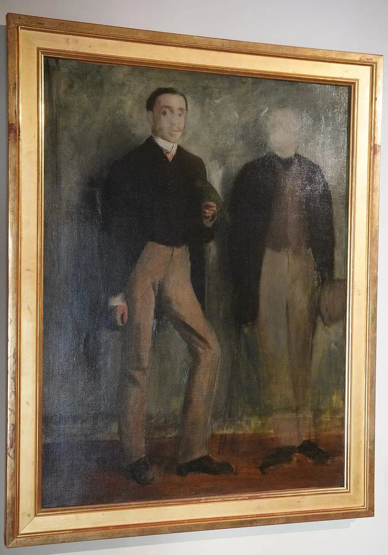 Dos hombres a pie - Edgar Degas