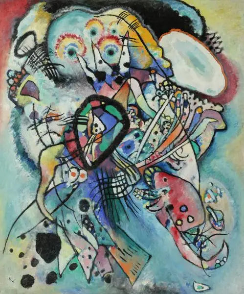 Dos óvalos - Vassily Kandinsky