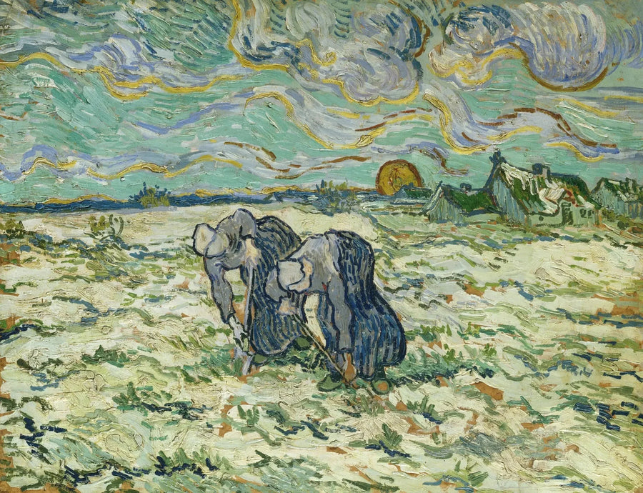 Dos campesinas - Vincent van Gogh