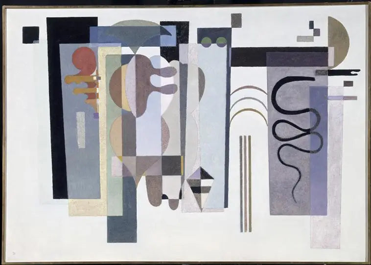 Dos puntos verdes - Vassily Kandinsky