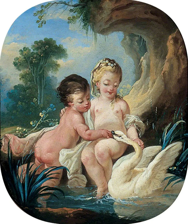 Dos putti - François Boucher