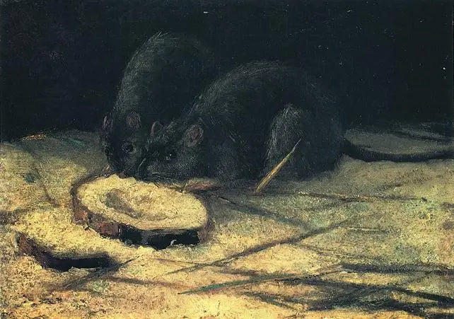 Dos ratas - Vincent van Gogh