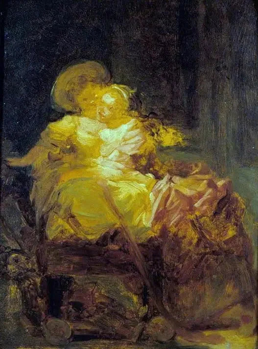Dos hermanas - Jean-Honoré Fragonard