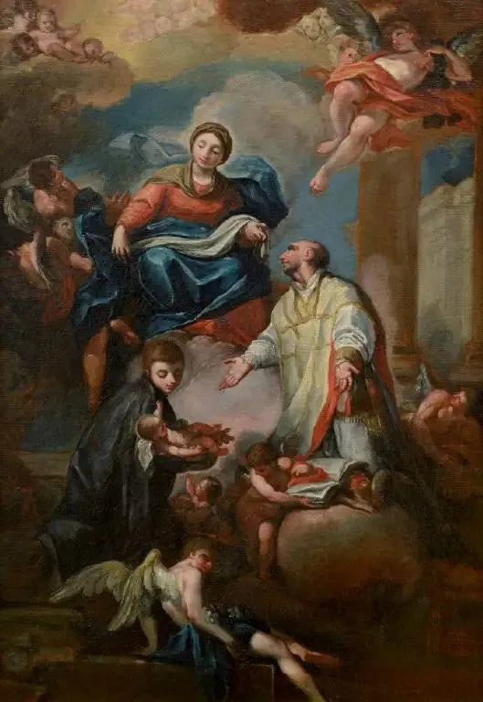 Dos santos en adoración - Giovanni Battista Tiepolo